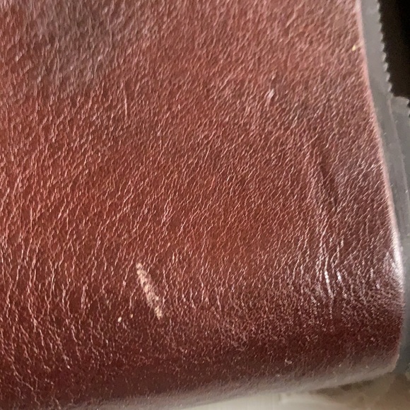 Y2K COACH SIGNATURE CHELSEA PLATFORM PATCHWORK LEATHER SZ 6M BROWN WEDGES HEELS - Picture 15 of 15